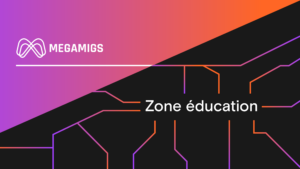 La zone éducation du MEGAMIGS, pour découvrir les formations qui mènent à une carrière en jeu vidéo !